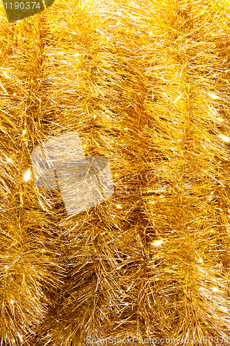 Image of Gold Christmas lametta