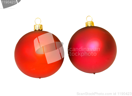 Image of Red ornaments