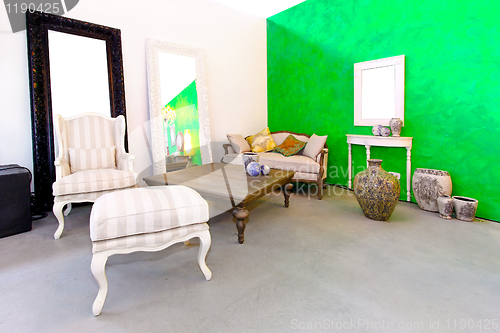 Image of Green interior