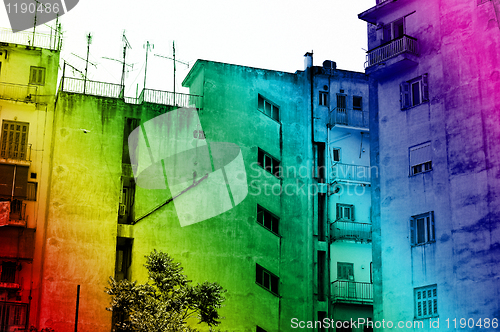 Image of urban rainbow