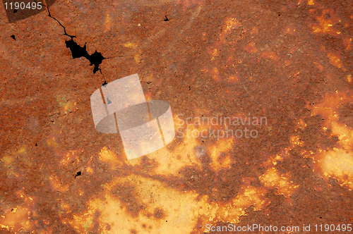 Image of cracked metal