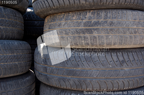 Image of rubber tires