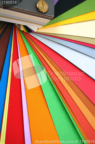 Image of paper color spectrum