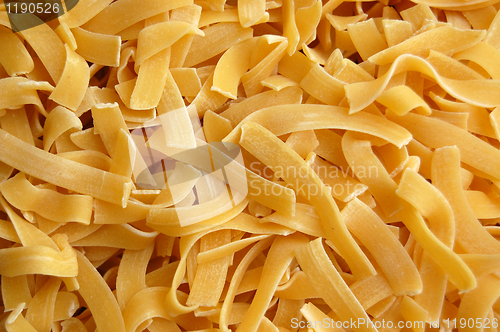 Image of Tagliatelle pasta background