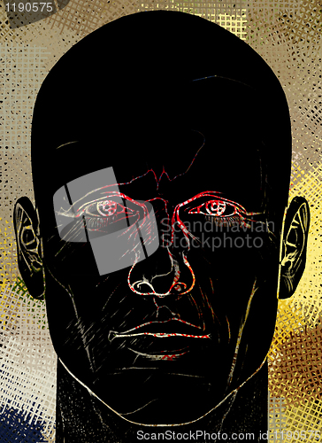 Image of male figure sketch