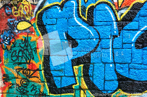 Image of colorful graffiti