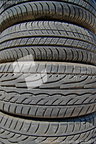 Image of rubber tires