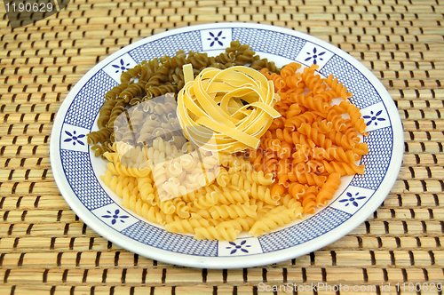 Image of fusilli and tagliatelle