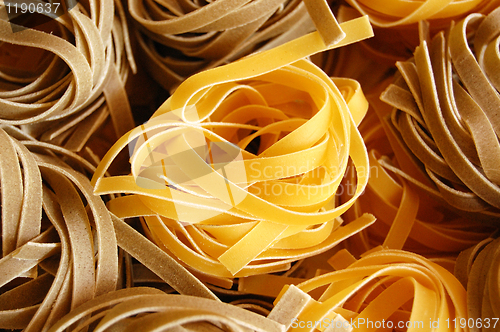 Image of tagliatelle pasta