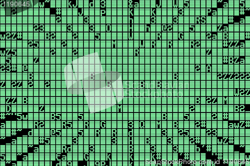 Image of random digits