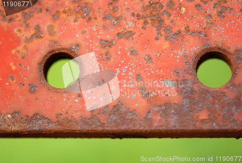 Image of rusty metal sheet