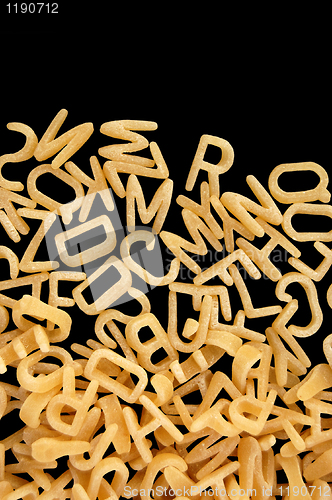 Image of alphabet pasta