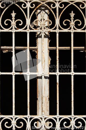 Image of vintage metal window