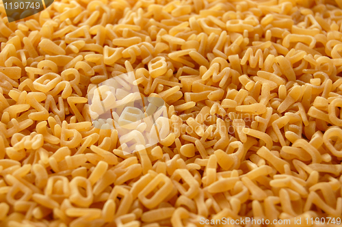 Image of alphabet soup pasta