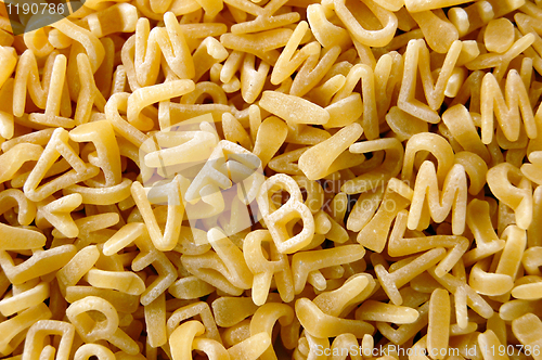 Image of soup pasta pattern