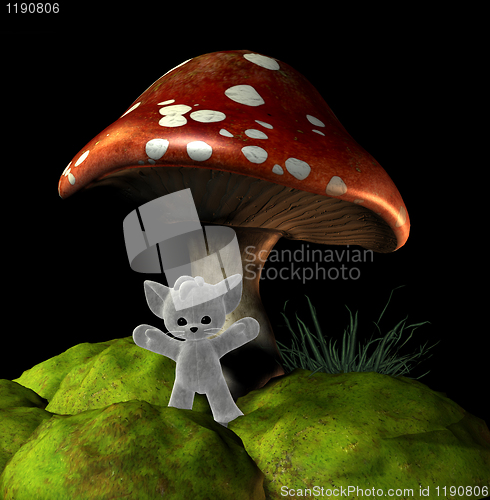 Image of mushroom teddy