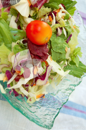 Image of mixed salad background