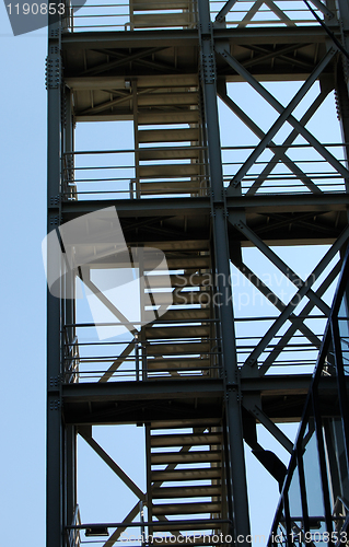 Image of industrial stairs