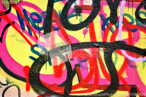 Image of abstract graffiti background