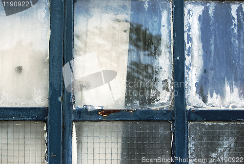 Image of weathered window detail