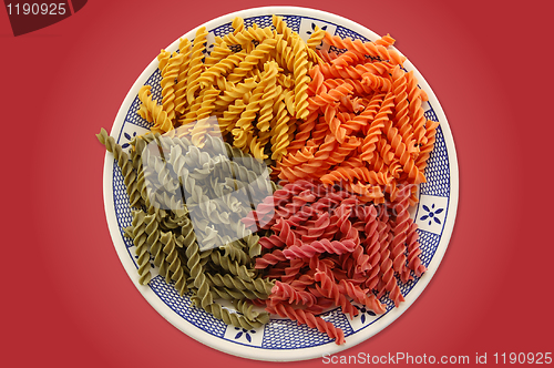 Image of colorful pasta dish