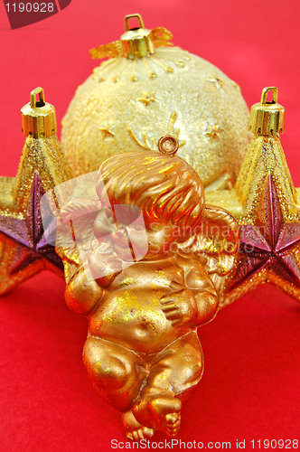Image of cupid and stars