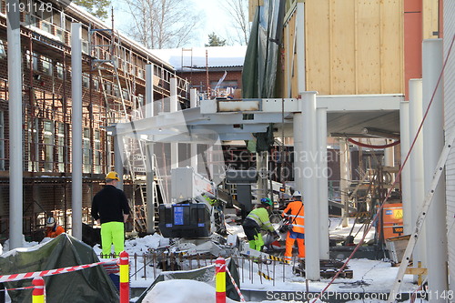 Image of Busy construction site