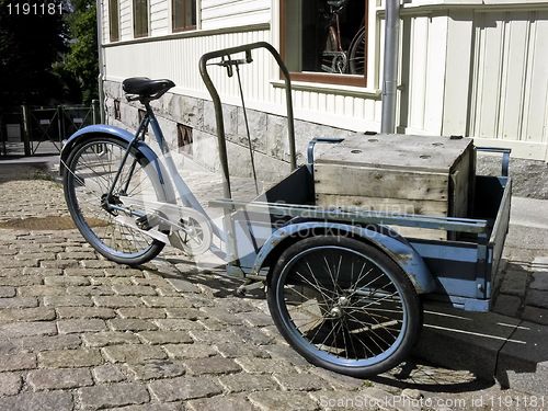Image of Old Norwegian traditional tricycle