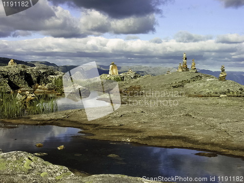 Image of Atop of a Norway mountain