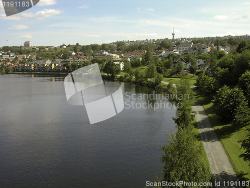 Image of Trondheim city view