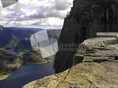 Image of Preikestolen fjord