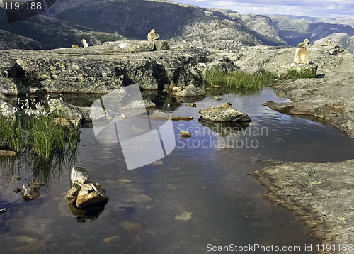 Image of Atop of a Norway mountain