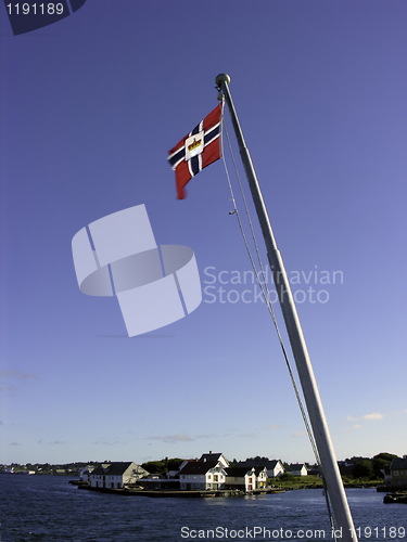 Image of Norway flagpole