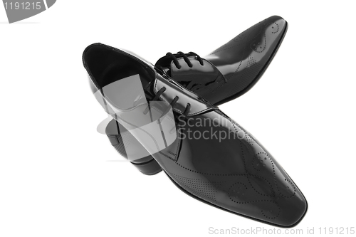 Image of The black man shoes