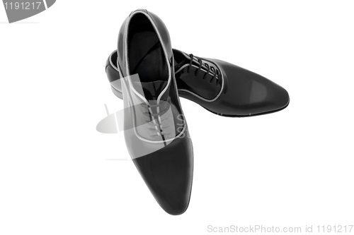 Image of The black man shoes 