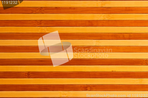 Image of Many decorative wooden slats