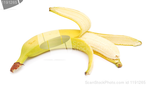 Image of peeled banana