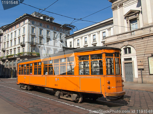 Image of Vintage tram, Milan