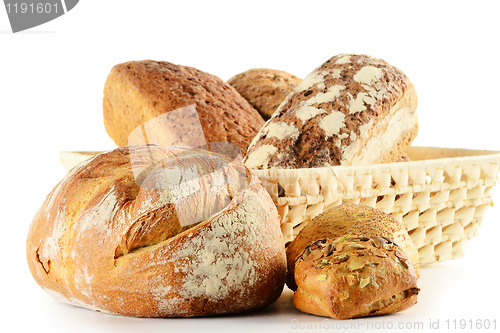 Image of Composition with bread and rolls