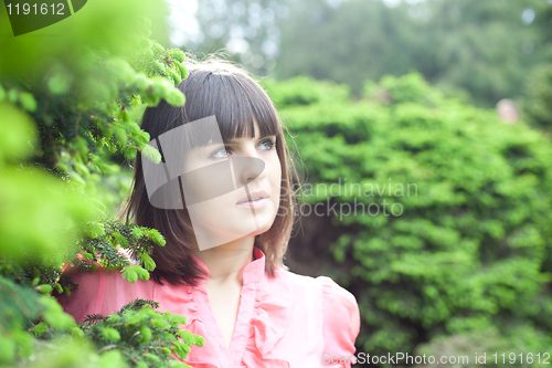 Image of young girl in the park