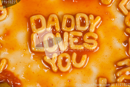 Image of Daddy loves you