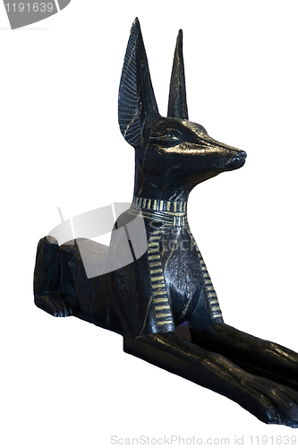 Image of Anubis Egyptian Dog Statue