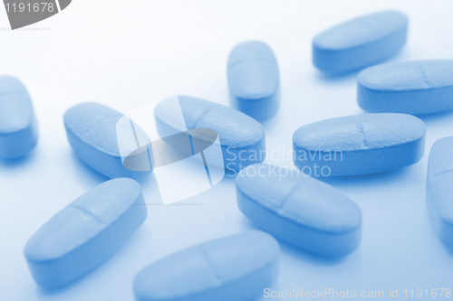 Image of blue pills