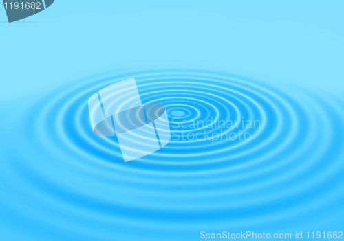 Image of rings of a water ripple 