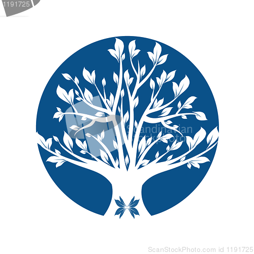 Image of Blue tree