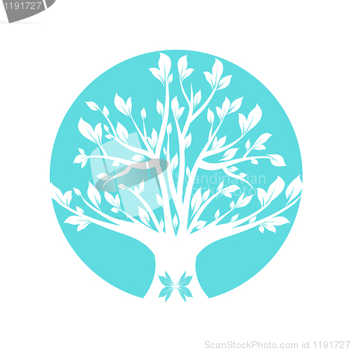 Image of Blue tree