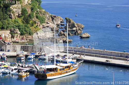 Image of Turkey. Antalya town.Harbor