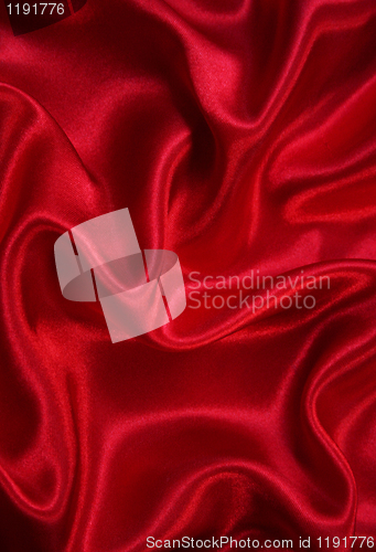 Image of Smooth elegant red silk can use as background 