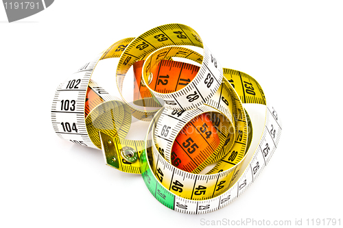 Image of Colorful tape measure 