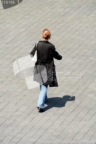 Image of Woman walking